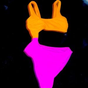 One piece bathing suit x small woman’s wild fable